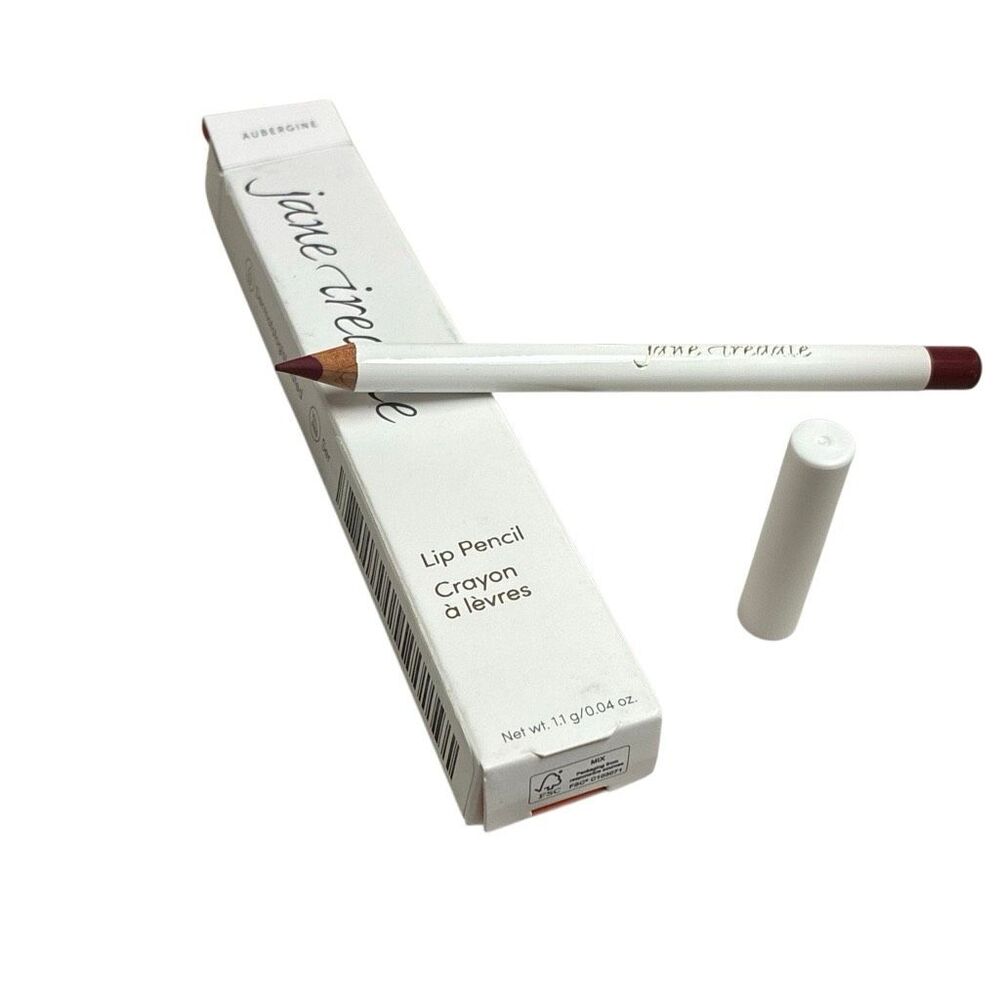 Jane Iredale Lip Pencil Aubergine New In Box Long-Lasting Lip‎ Liner NIB